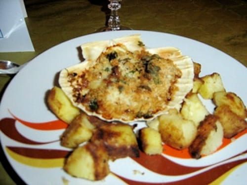 Coquilles Saint-Jacques aux épices