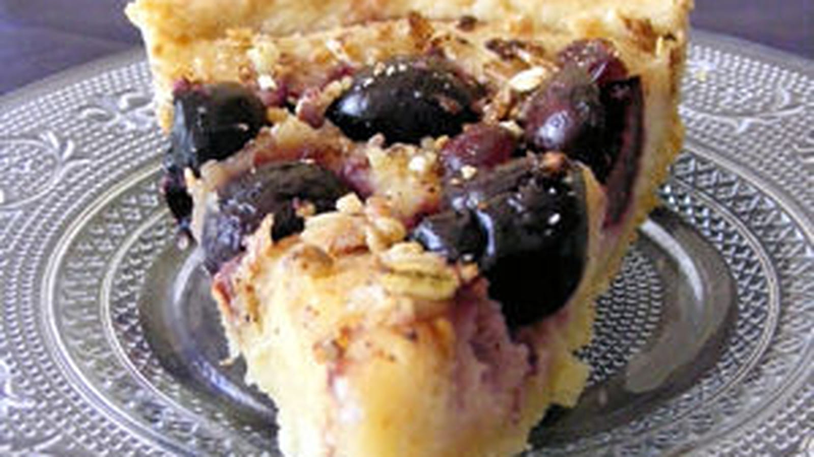 Tarte amandine aux cerises