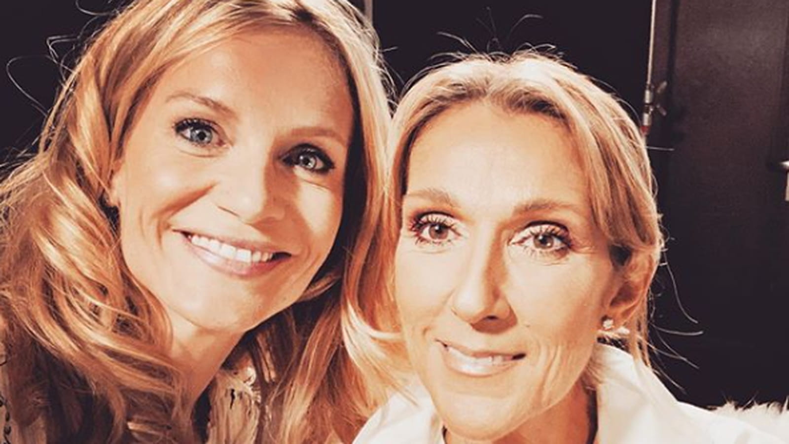 Sandrine Corman et Céline Dion