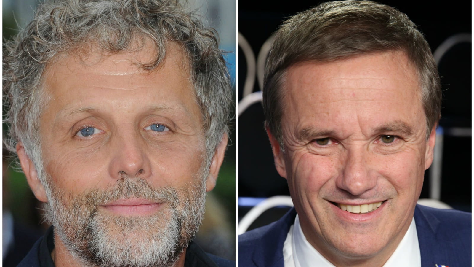 Nicolas Dupont-Aignan et Stéphane Guillon 