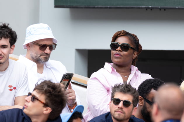Claudia Tagbo invit&eacute;e au bord du terrain &agrave; Roland-Garros