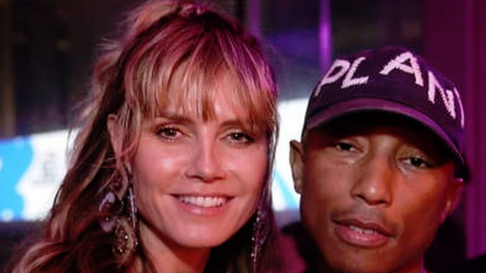 Heidi Klum et Pharrel Williams