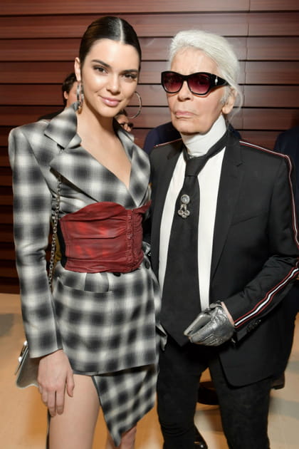 Kendall Jenner et Karl Lagerfeld