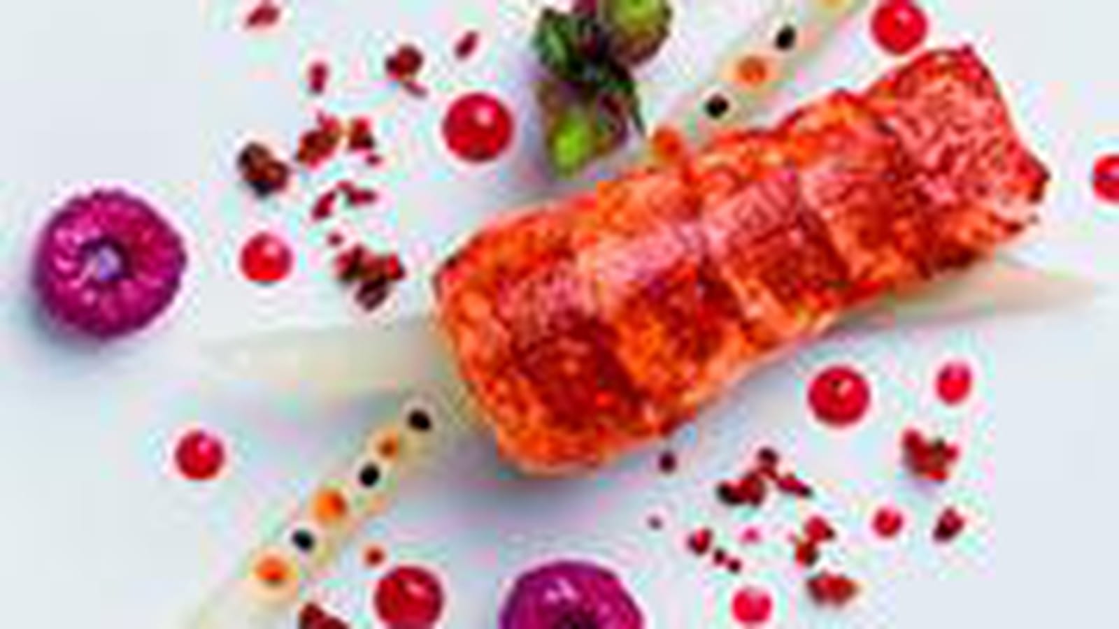 Homard, salsifis confits au caviar