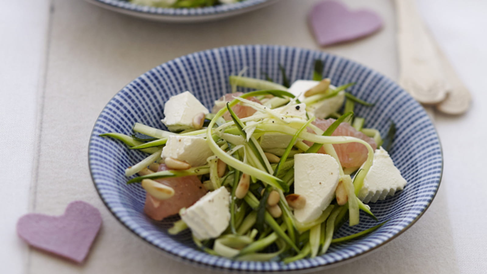 Salade de courgettes au Caprice des Anges
