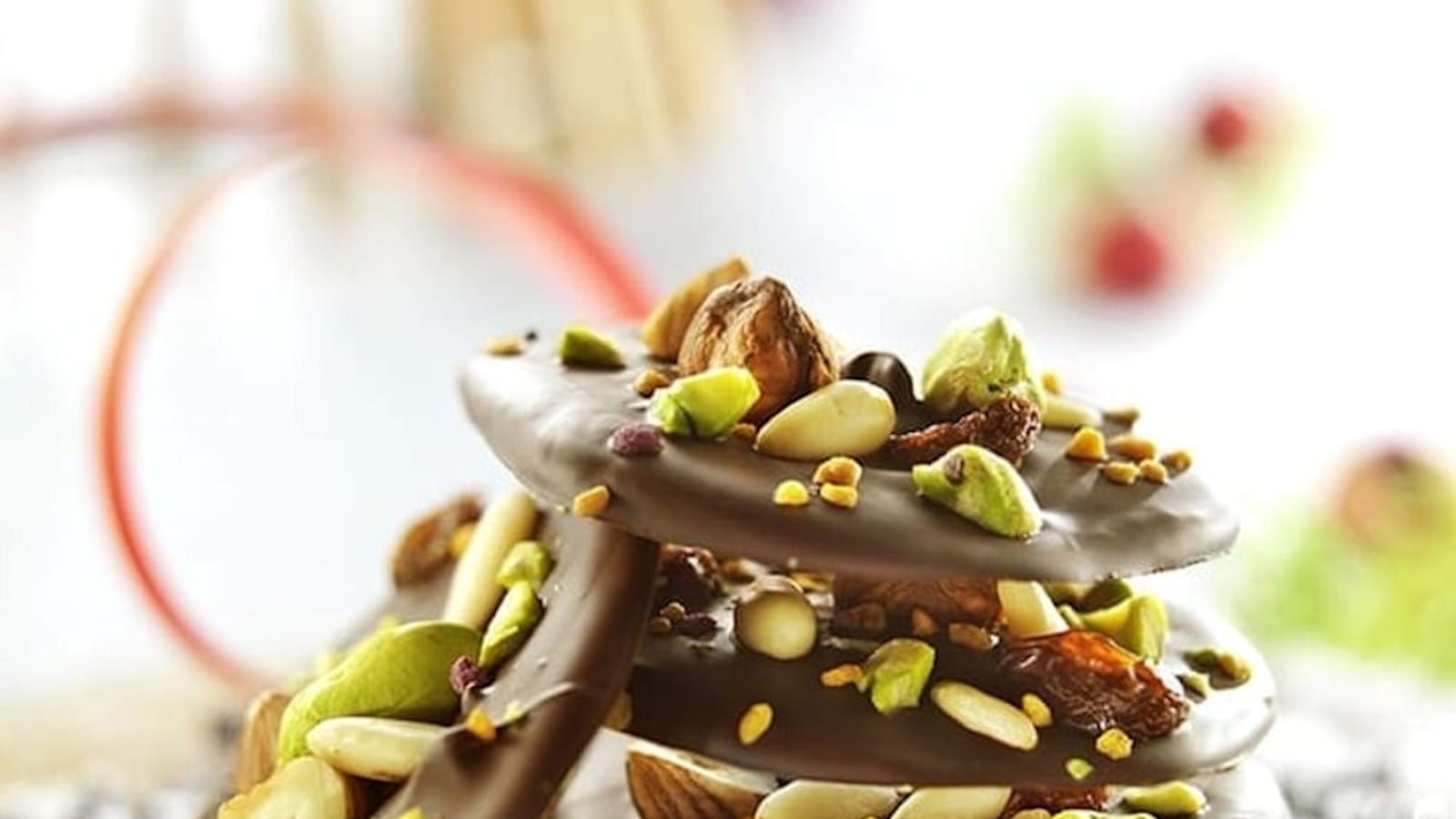 Petits palets gourmands au chocolat et aux fruits secs