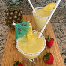 Piña colada sans alcool : Etape 4