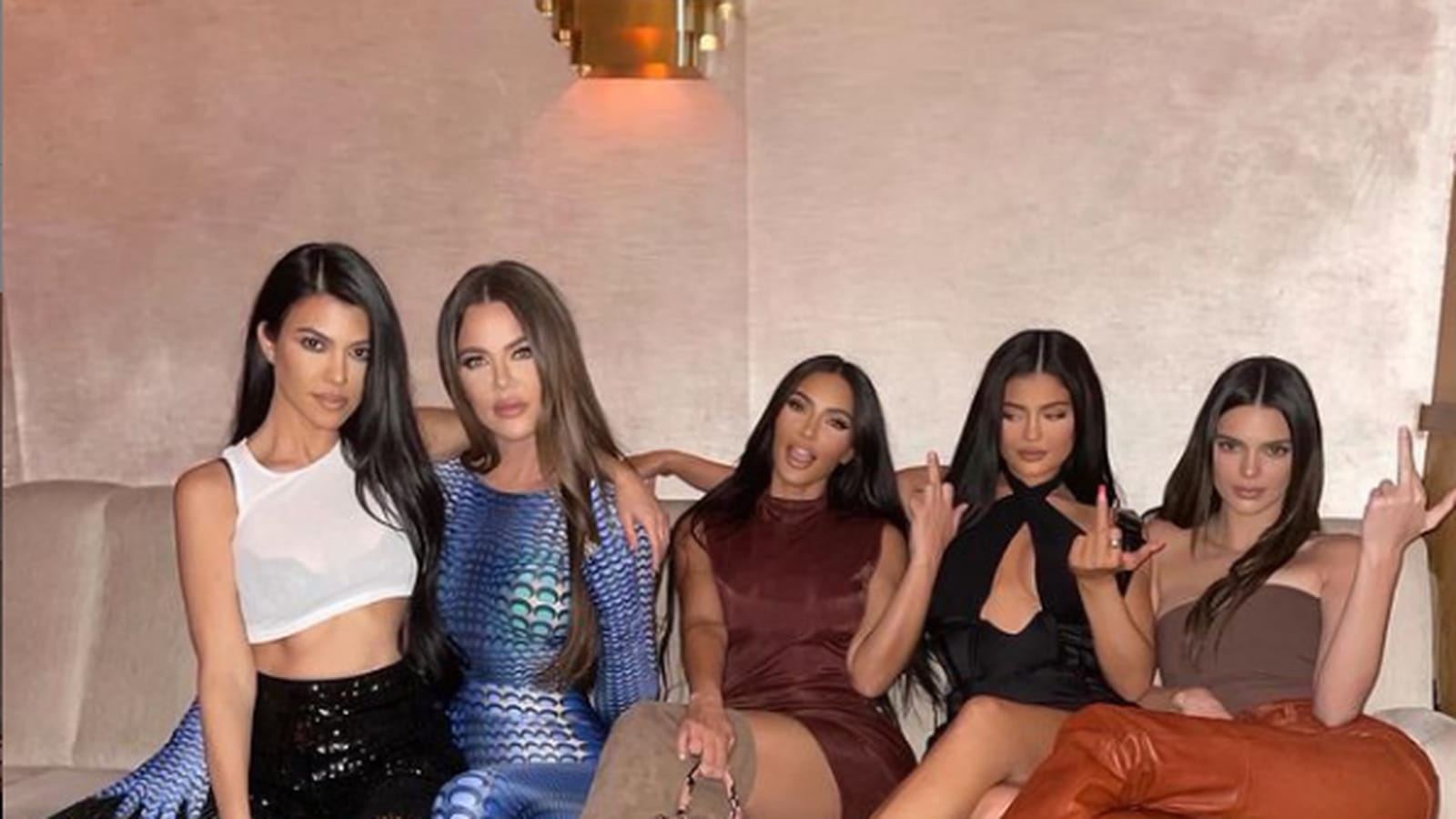 Kourtney Kardashian, Klhoé Kardashian, Kim Kardashian, Kylie Jenner et Kendall Jenner
