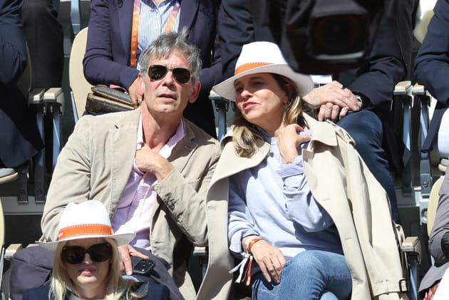 Xavier de Moulins et sa femme Ana&iuml;s Bouton assistent &agrave; Roland-Garros