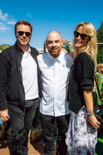 Guillaume De Tonqu&eacute;dec et Estelle Lef&eacute;bure, &agrave; l'opening de Nomade