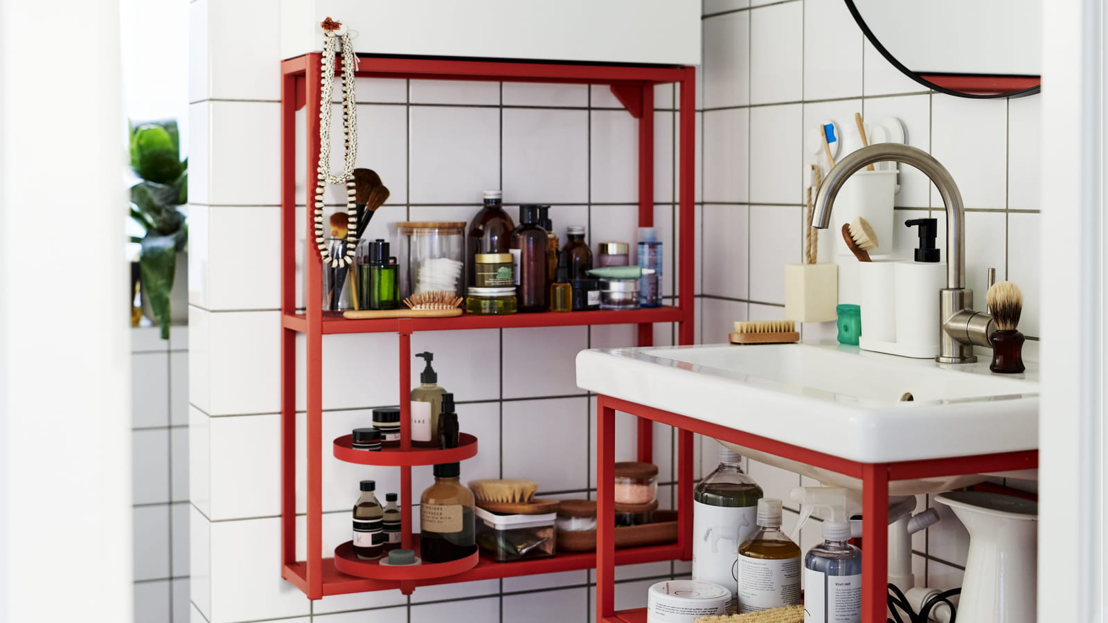 Salle de bains IKEA pleine de peps