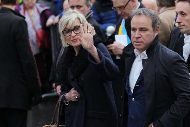 Chantal Ladesou et le chroniqueur Fabien Lecoeuvre