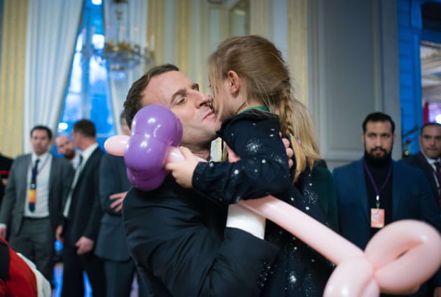 Emmanuel Macron et Brigitte Macron : Noël à l'Élysée