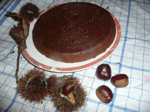 Gâteau de châtaignes sans gluten