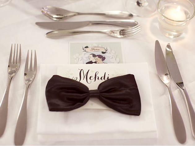 Un marque-place tr&egrave;s Bond par Ameliage