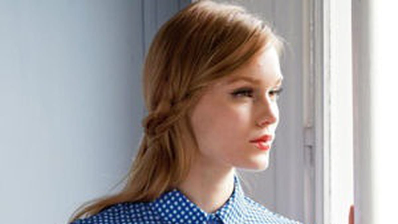 Chemisier à carreaux bleu de Mademoiselle R pour La Redoute