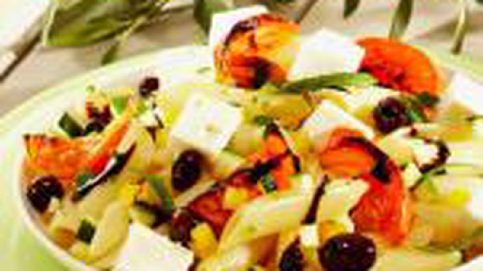 Salade de pâtes à la grecque 