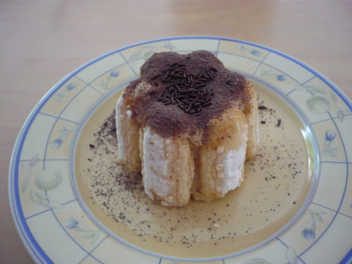 Mini charlotte façon tiramisu