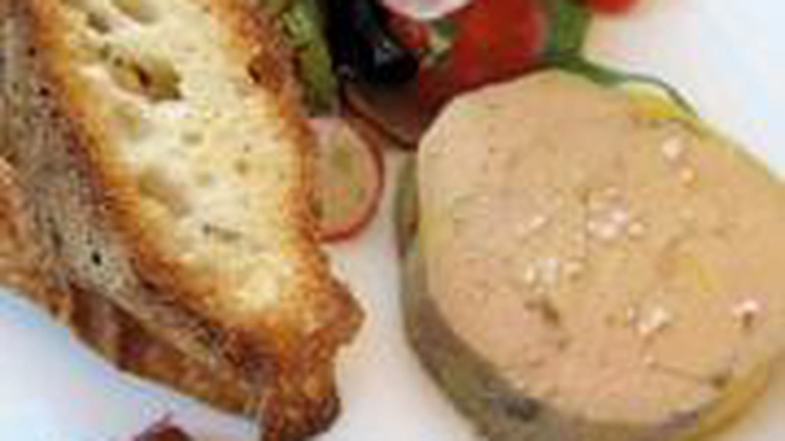 Foie gras et chutney rhubarbe
