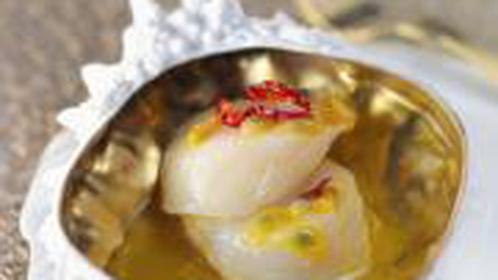 Coquilles Saint-Jacques au champagne rosé