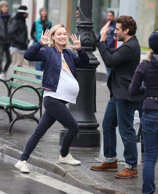 Olivia Wilde, en tournage à Manhattan