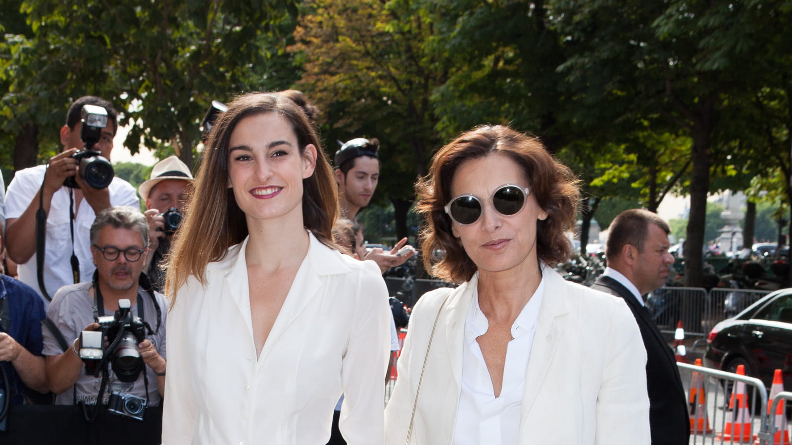 Inès de la Fressange et sa fille