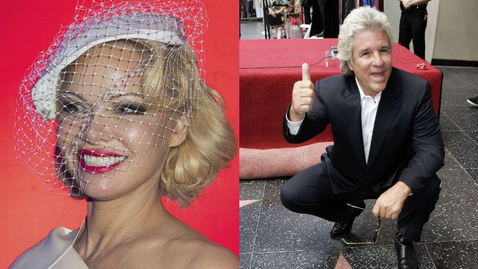 Pamela Anderson et Jon Peters