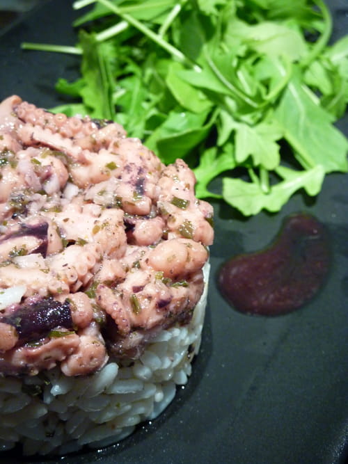 Salade tiède de poulpe