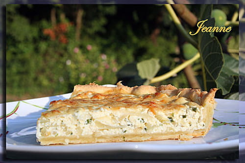Tarte à la ricotta et aux oignons