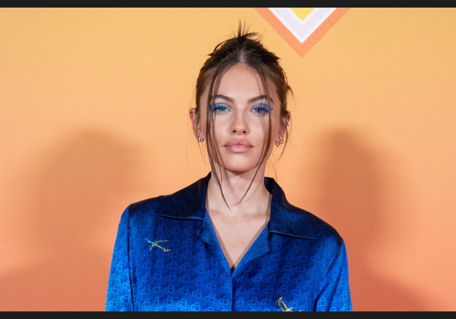 Thylane Blondeau, cool avec son regard &eacute;lectrique