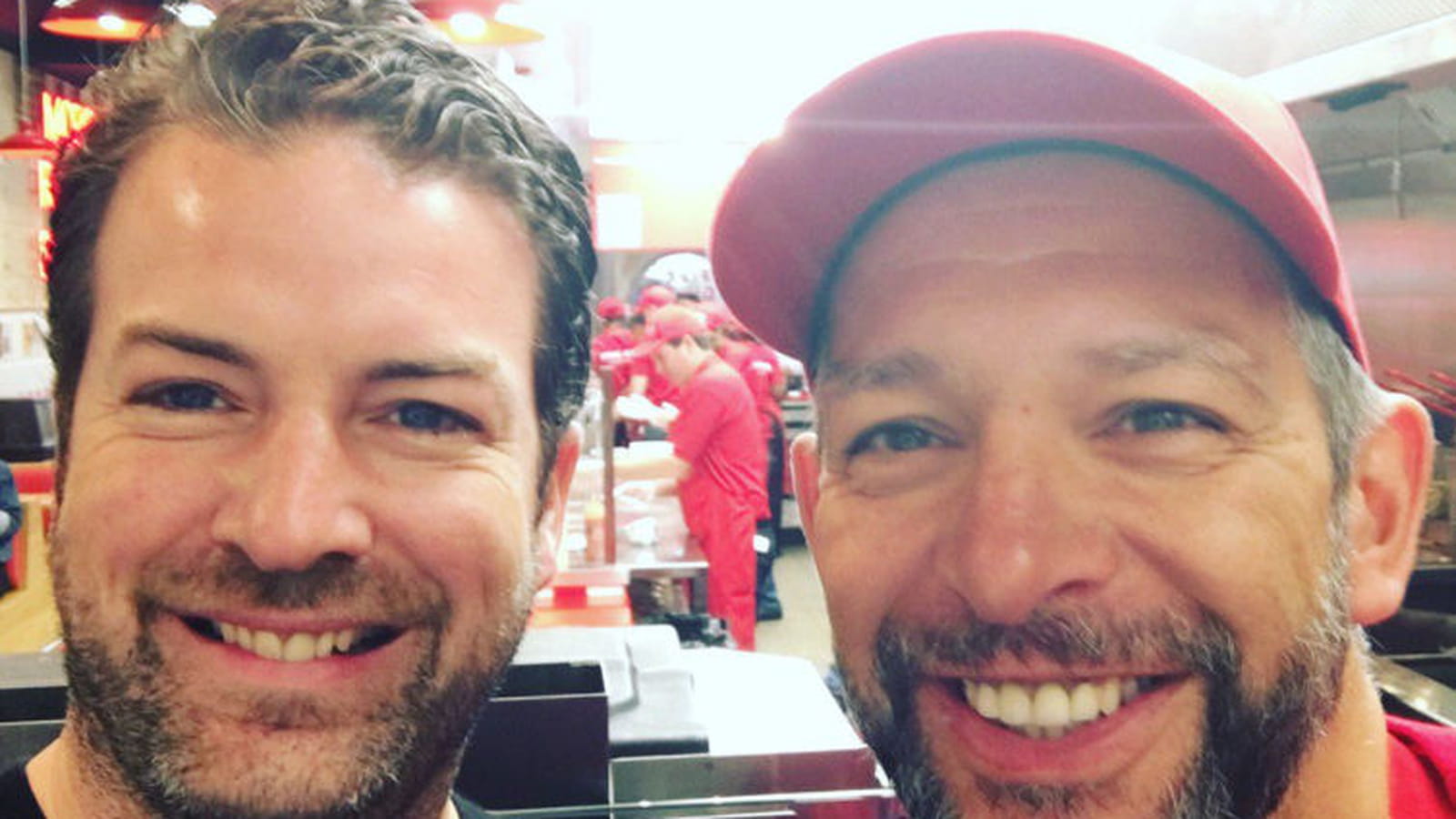 Jean-Edern Hurstel à Five Guys