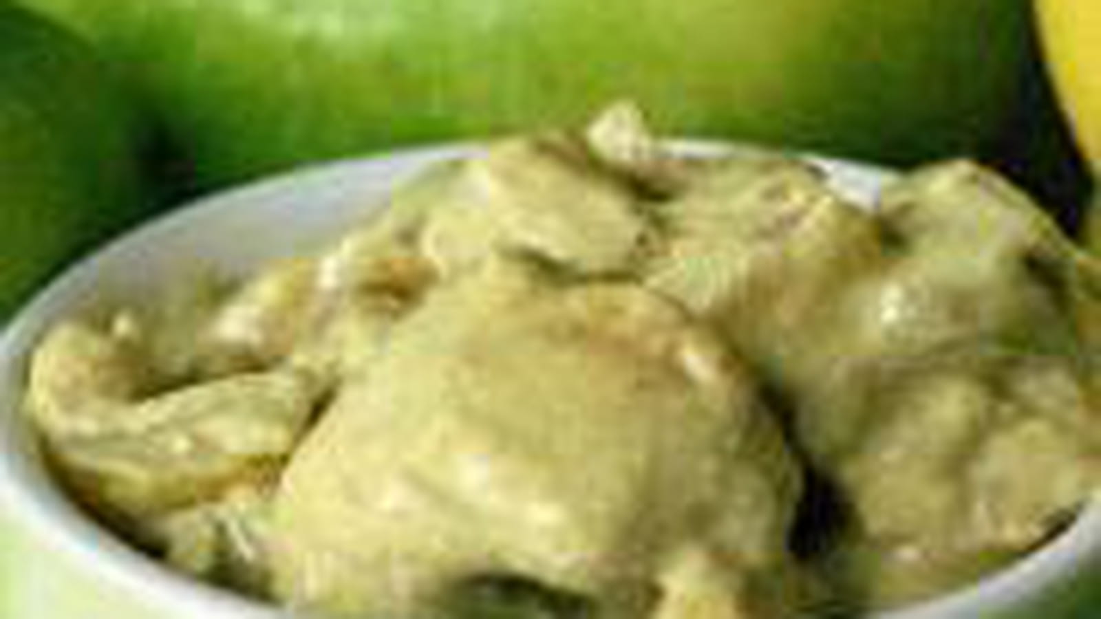 Curry de cuisses de grenouilles à la pomme et à la banane
