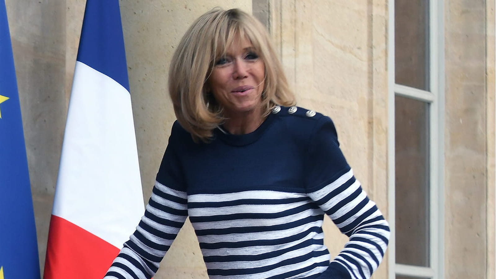 Brigitte Macron le 11 avril 2018