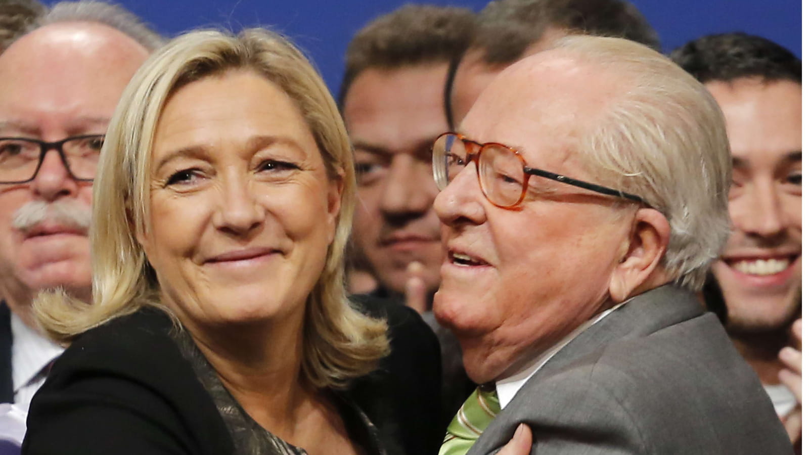 Marine et Jean-Marie Le Pen