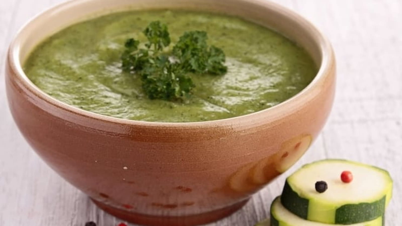 Soupe de courgettes