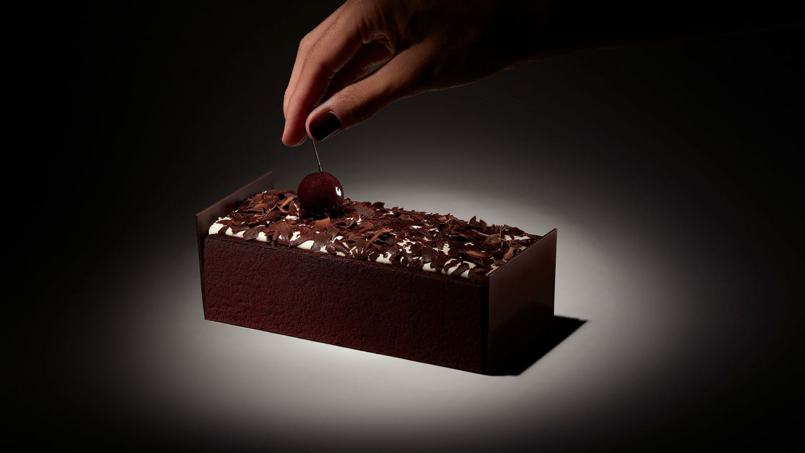 La bûche "Forêt Noire" de Cyril Lignac et Benoit Couvrand 