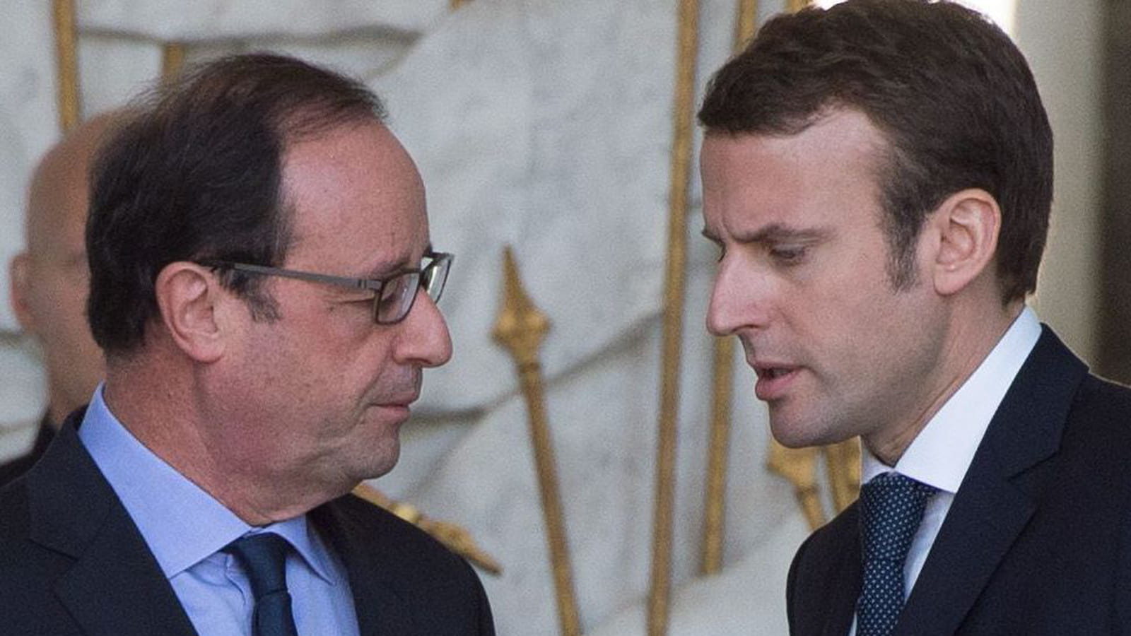 François Hollande et Emmanuel Macron