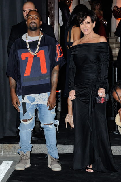 Kanye West et Kris Jenner à la soirée des 95 ans de Vogue