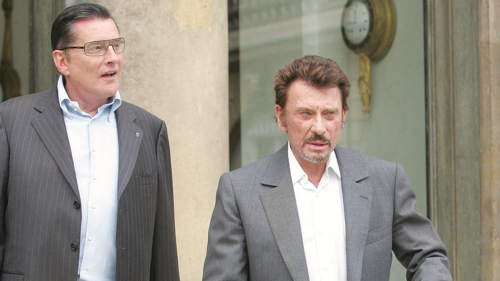 Jean-Claude Camus et Johnny Hallyday