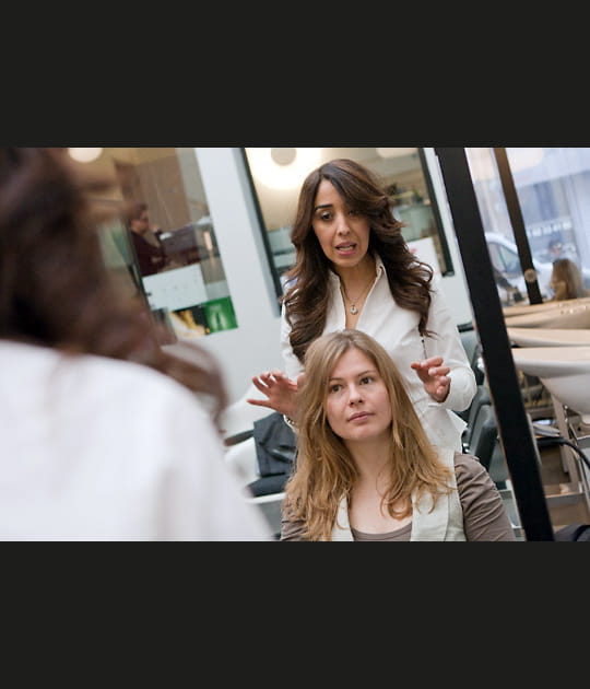La mise au point avec le coiffeur