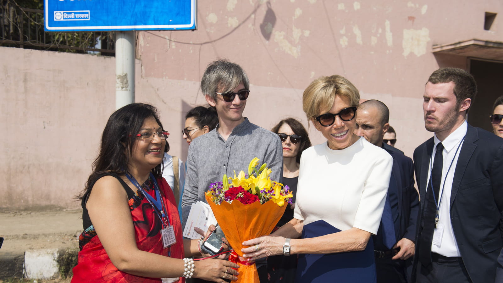 Brigitte Macron à New Dehli 