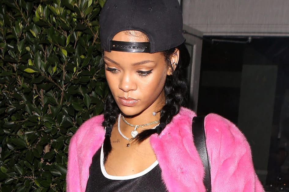 Les couettes Mercredi Addams de Rihanna