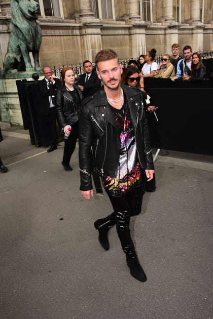 M. Pokora au d&eacute;fil&eacute; Balmain