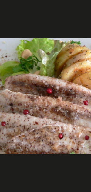 Filets de sole en vinaigrette de noisettes
