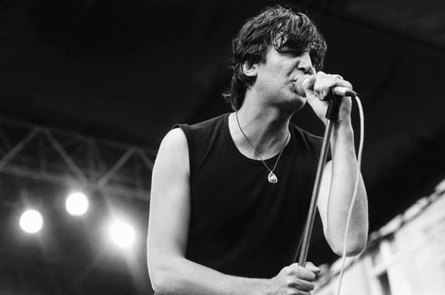 En concert place de la République à Paris, en 1982
