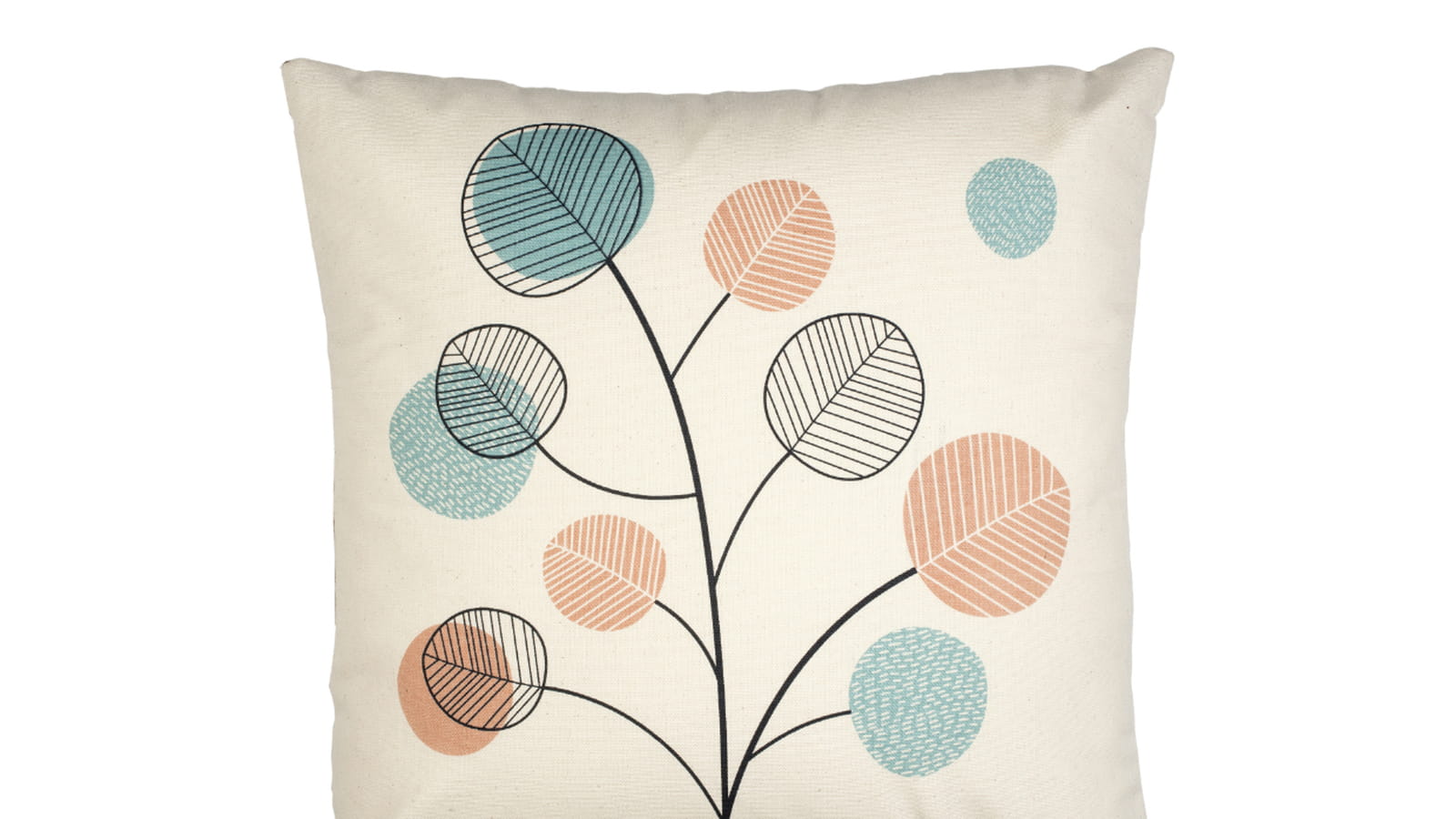 Coussin Pilea par Mini Labo