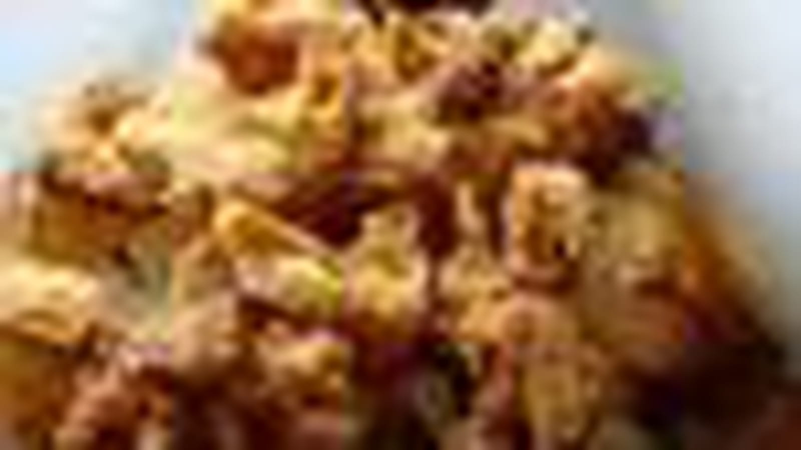 Crumble aux poires et poivre de Sichuan