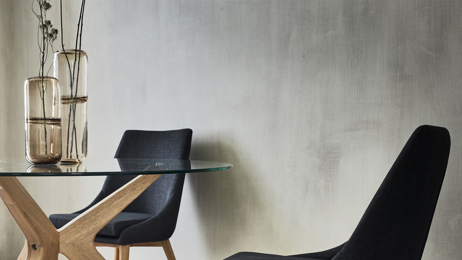 Chaise bi-matière
