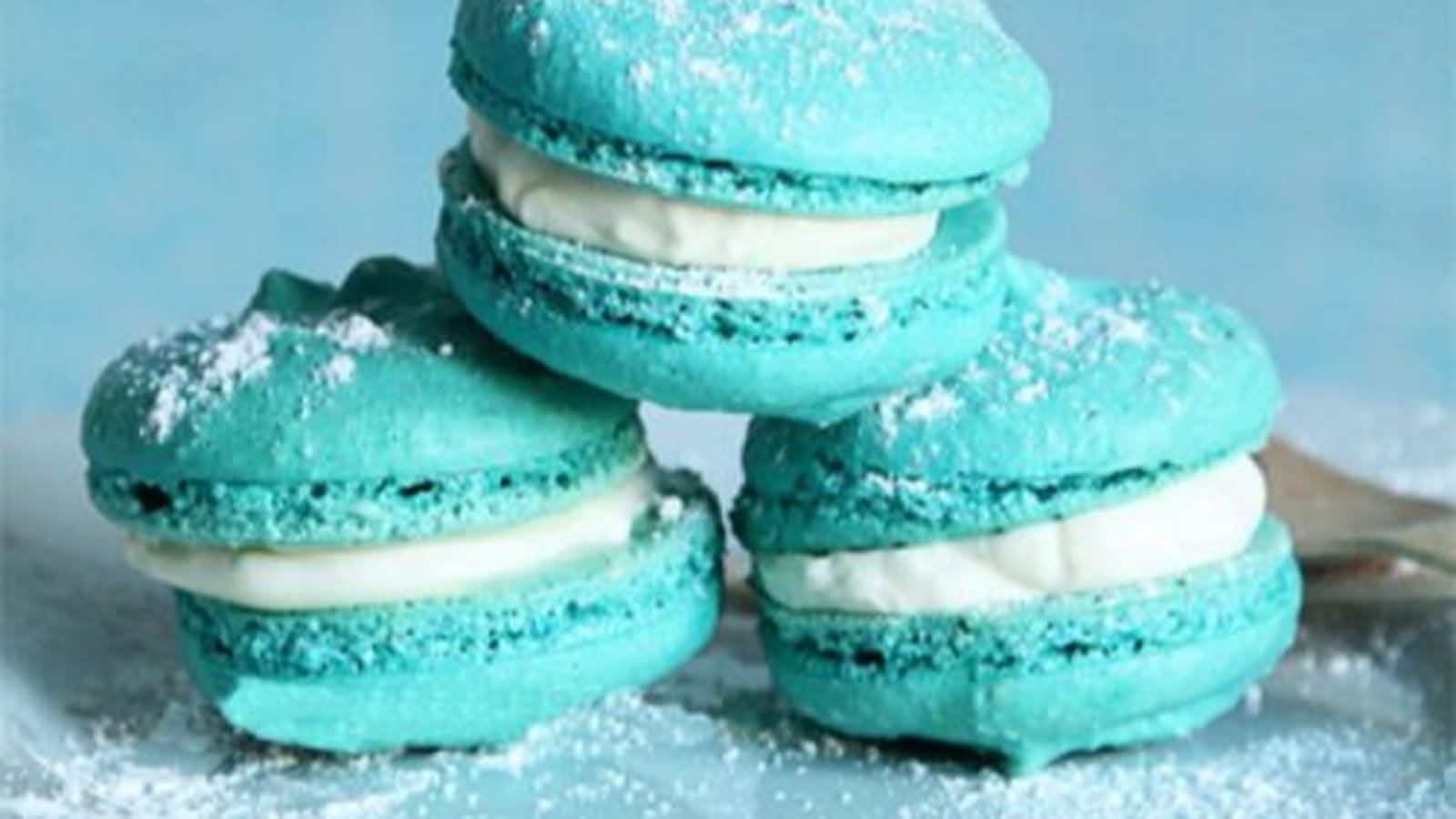 Macarons au chocolat blanc