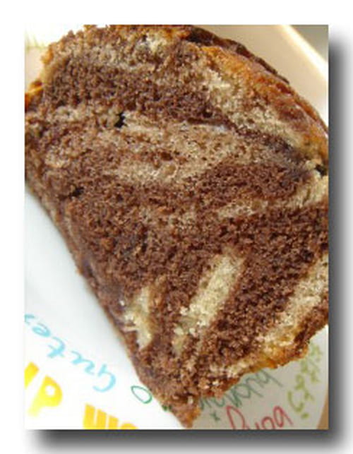 Cake marbré léger